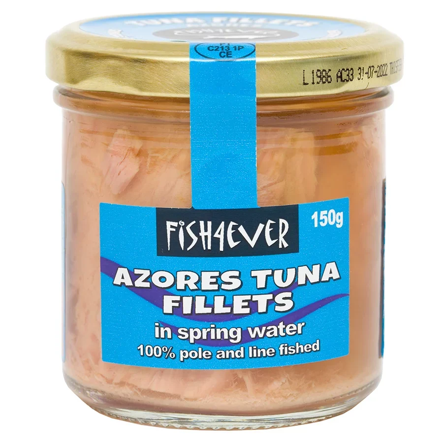 Azores Tuna Fillets in Spring Water - Fish4Ever - 150g