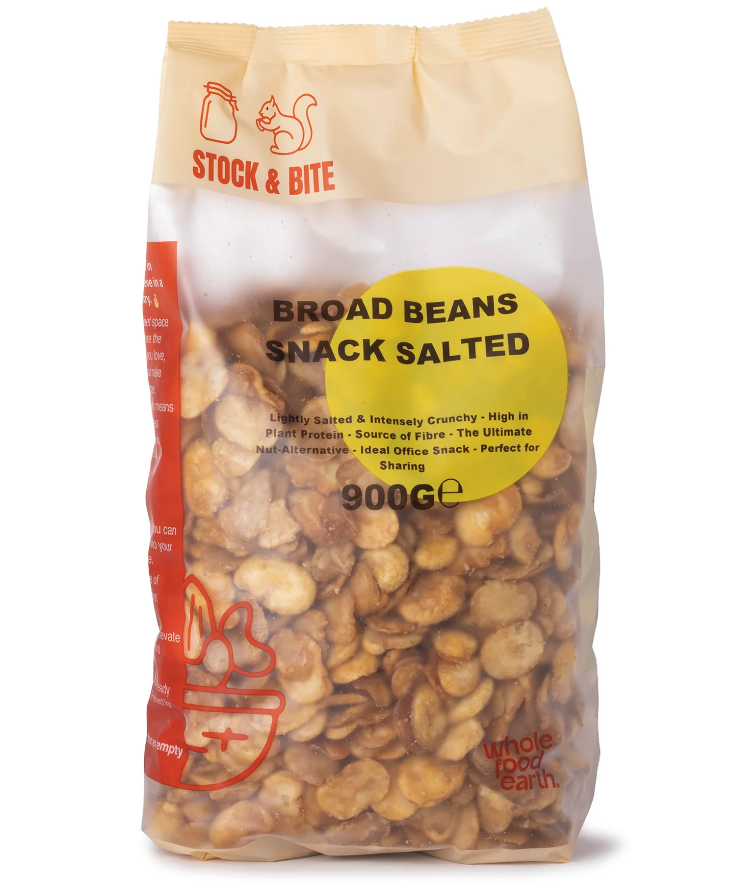 Broad Beans Snack Salted - Stock & Bite - 900g