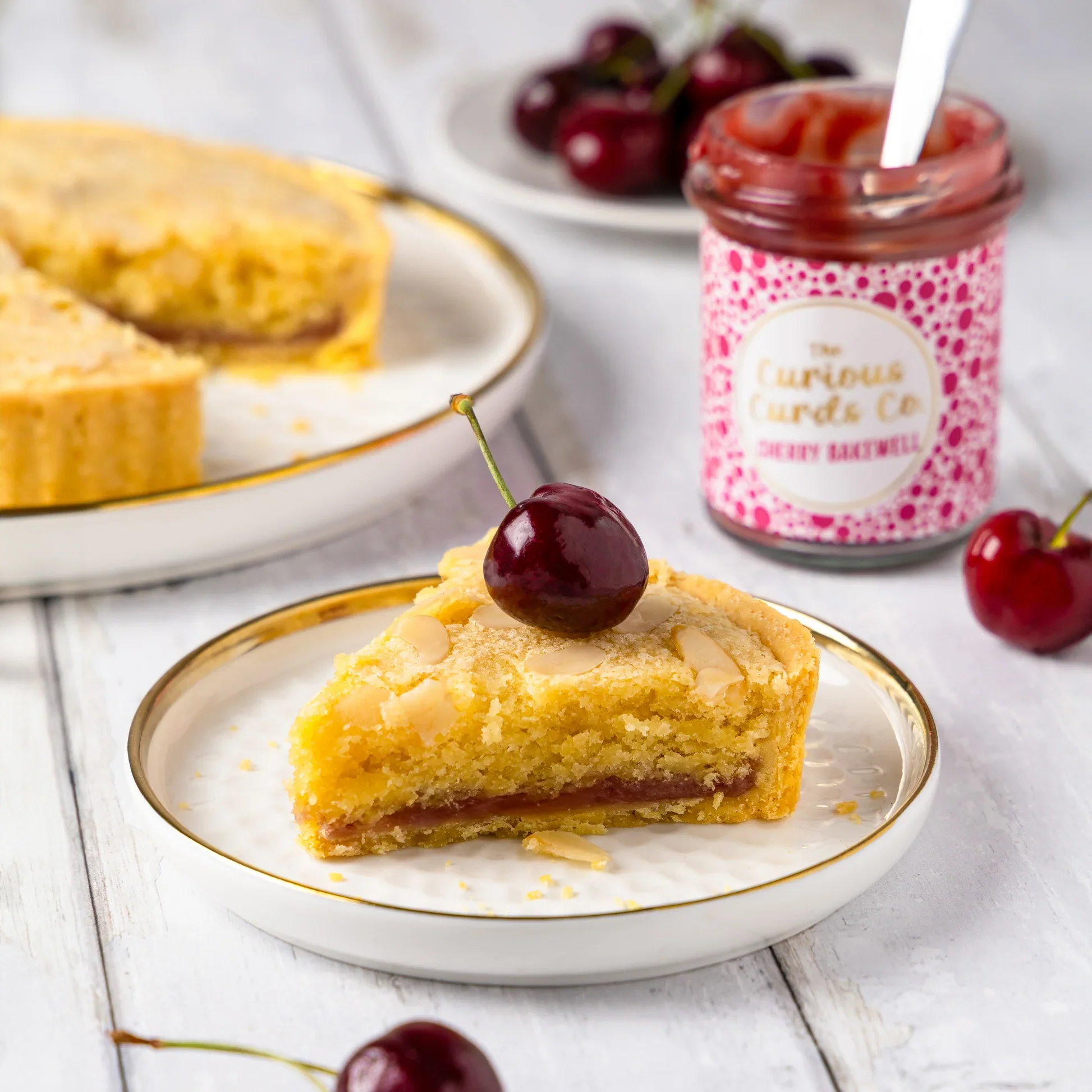 Cherry Bakewell Curd - The Curious Curd Co - 210g - Image 3