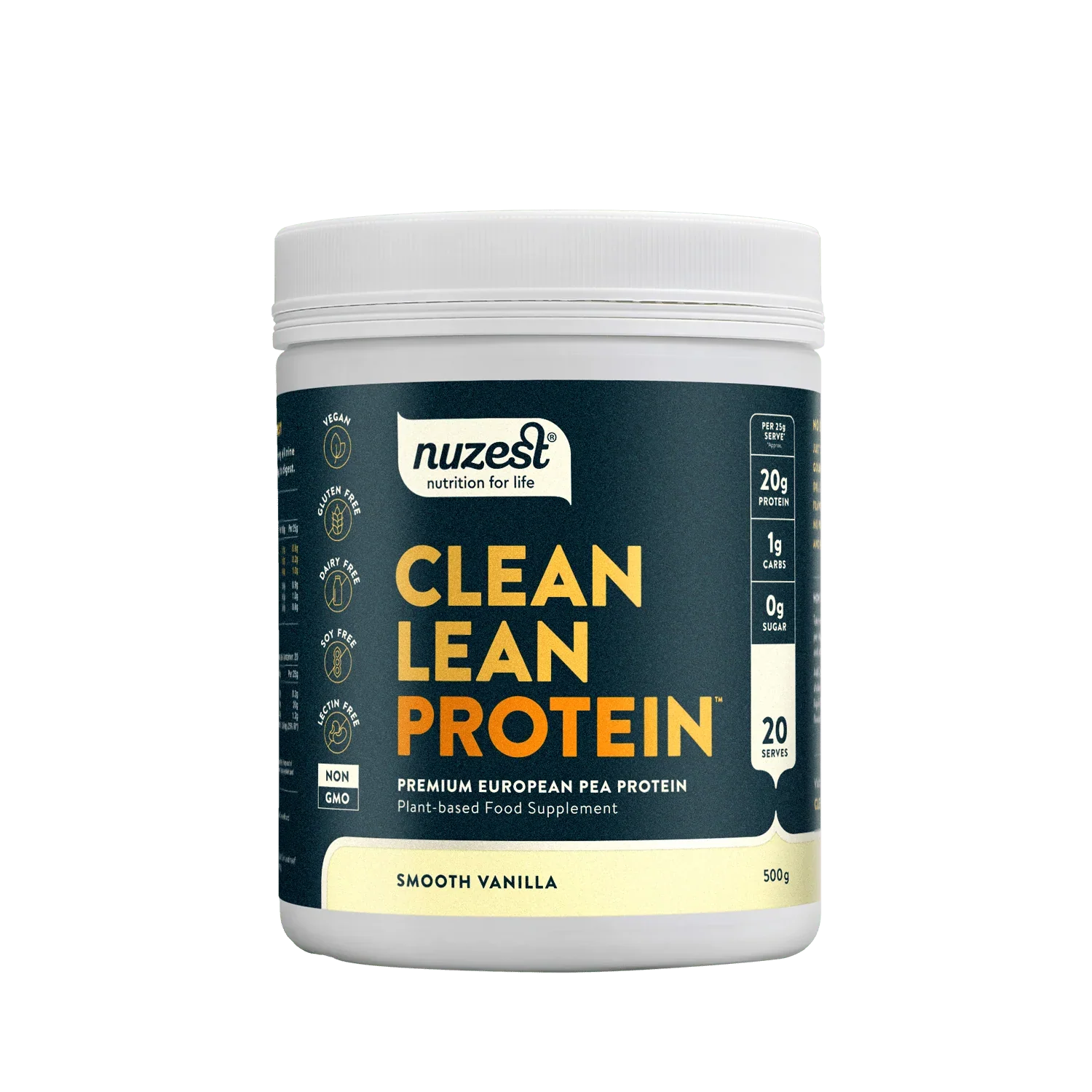 Clean Lean Protein - Smooth Vanilla - Nuzest - 500g