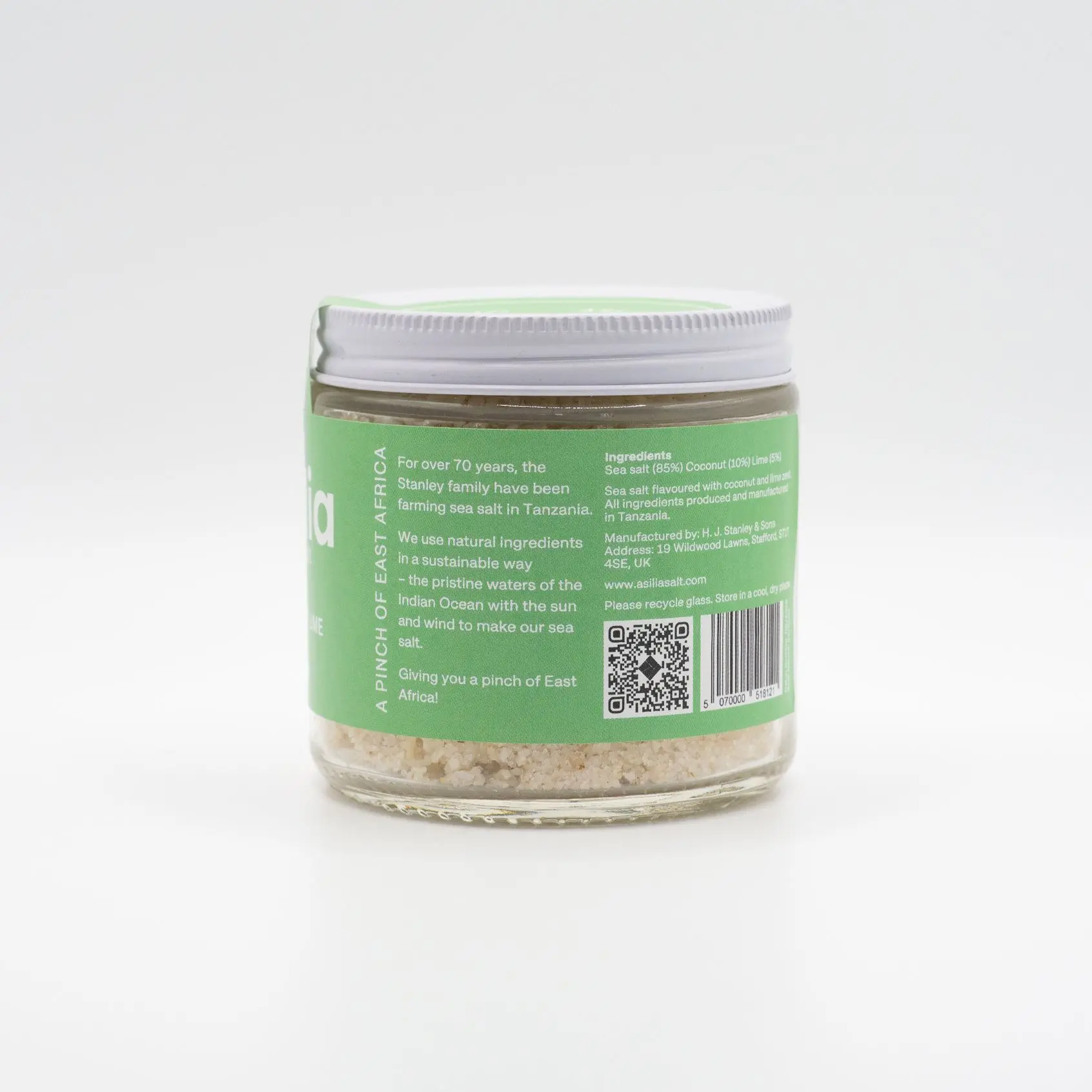 Coconut Lime Salt - The Zesty Blend - Asilia Salt - 140g - Image 6