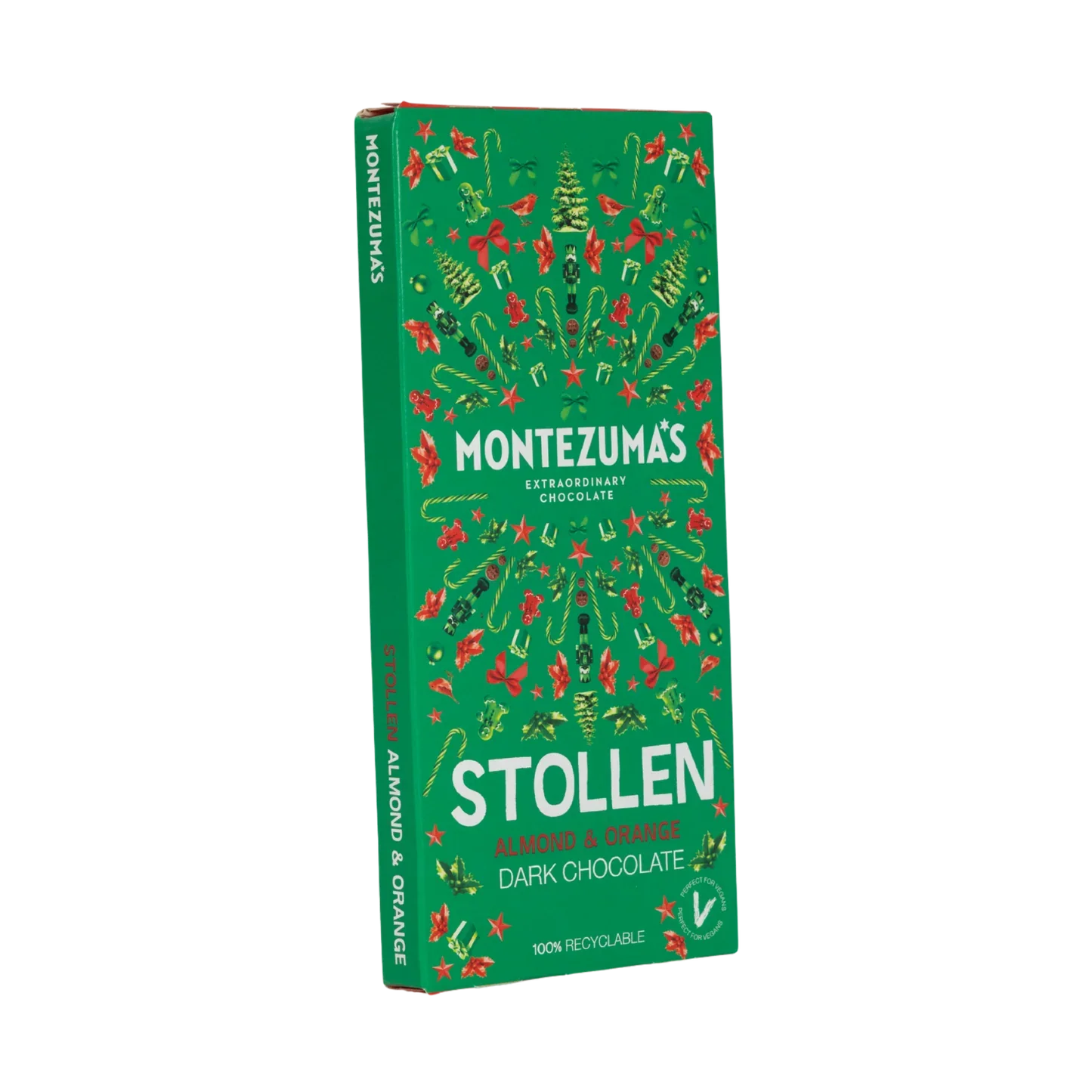 Dark Chocolate Stollen Bar - Montezuma's - 90g - Image 3