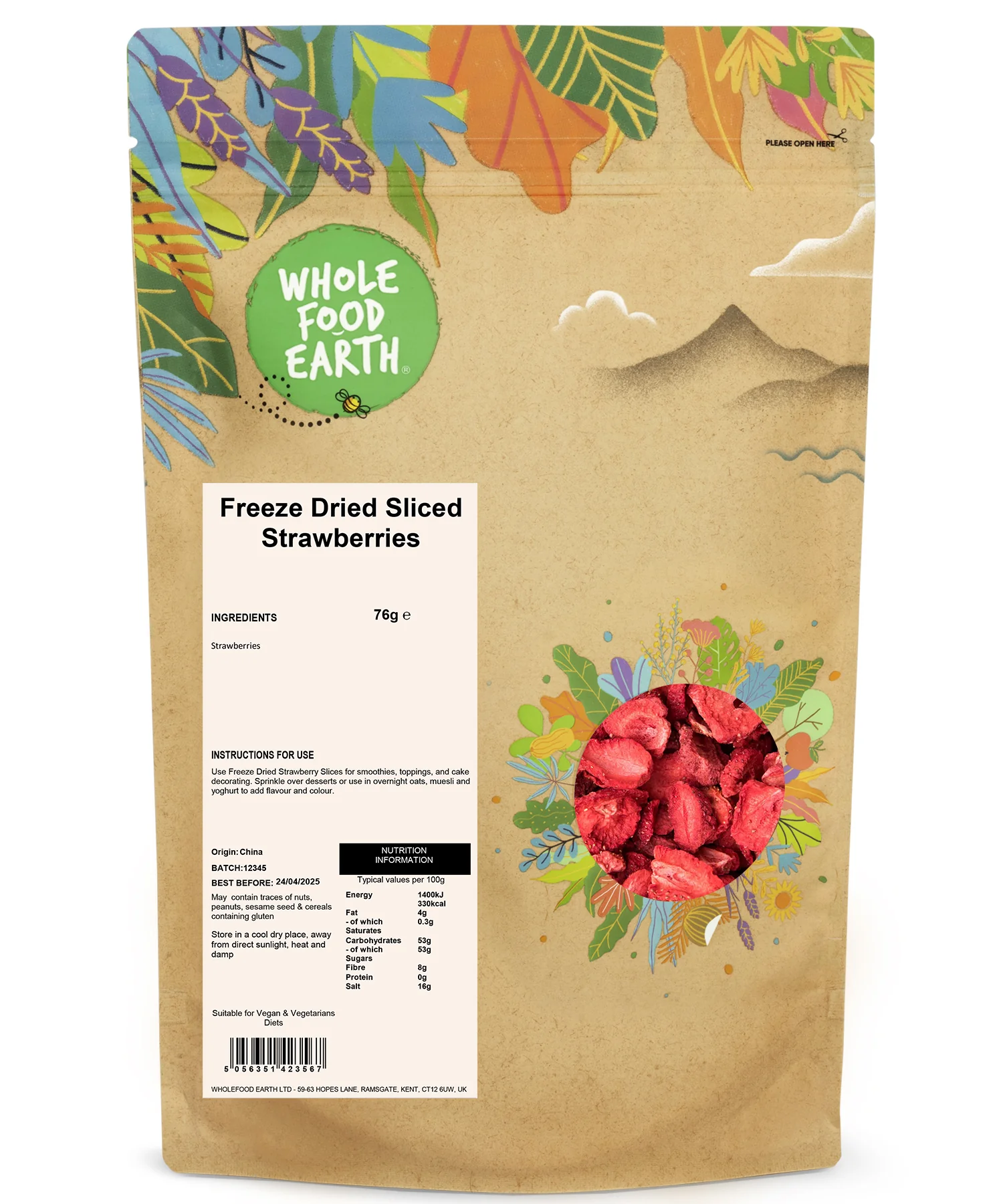 Freeze Dried Sliced Strawberries - Image 7