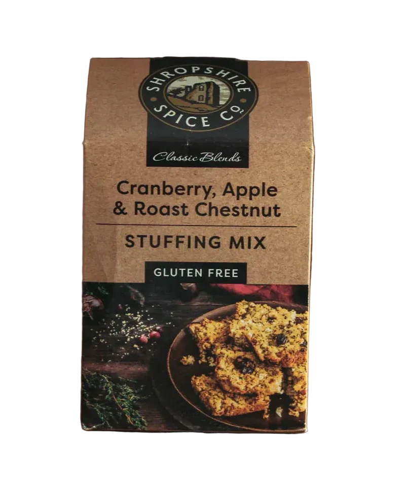 Gluten Free Cranberry Apple & Chestnut Stuffing - Shropshire Spice - 120g