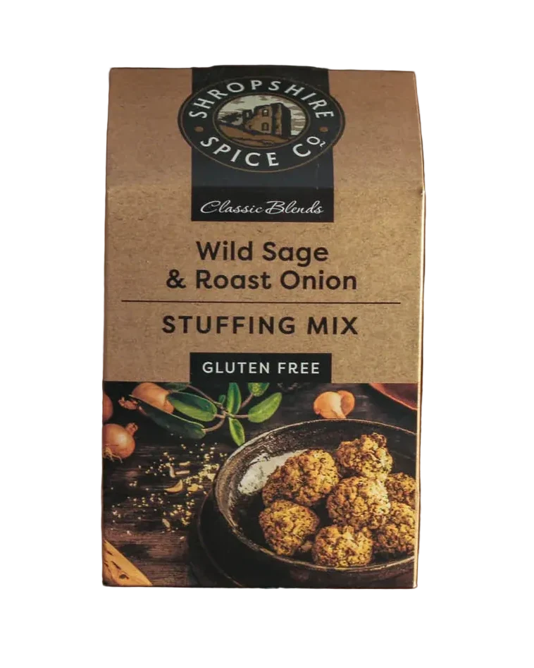 Gluten Free Wild Sage & Roast Onion Stuffing - Shropshire Spice - 120g