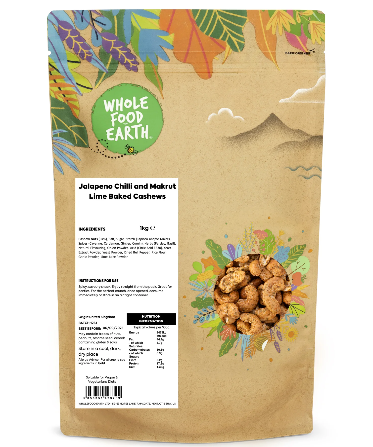 Jalapeno Chilli and Makrut Lime Baked Cashews - Image 6