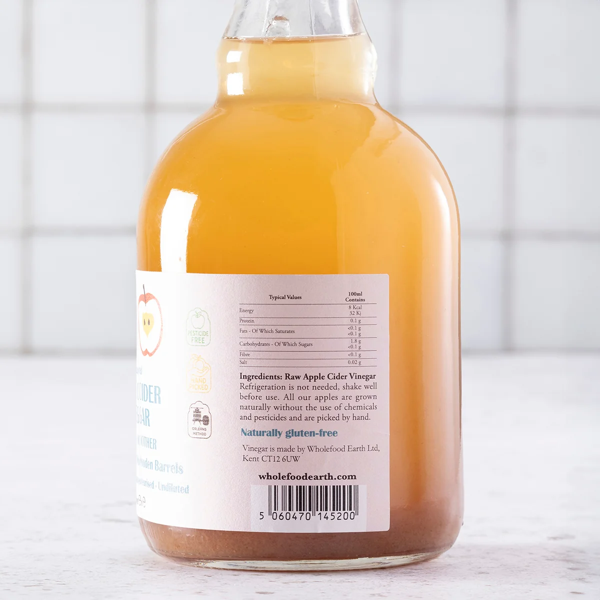 Natural Apple Cider Vinegar 4 x 1L With "Mother" | Raw | Unpsteurised | Unfiltered | GMO Free - Image 3
