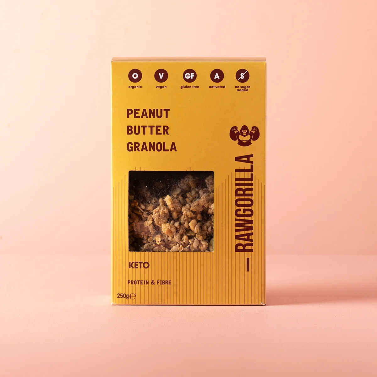 Keto Peanut Butter Granola - 250g - RAWGORILLA - Image 2