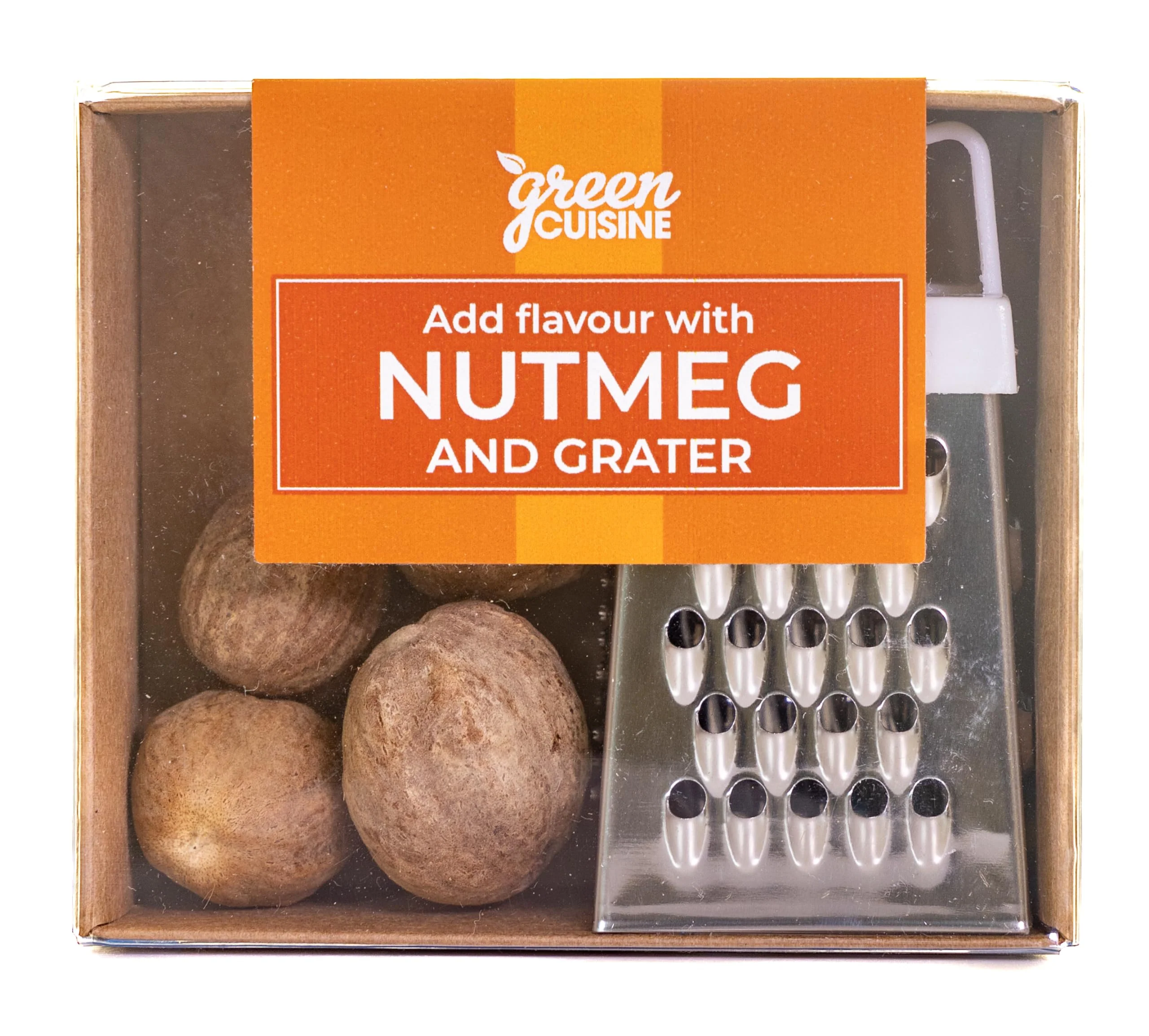 Nutmeg & Grater Set - Green Cuisine
