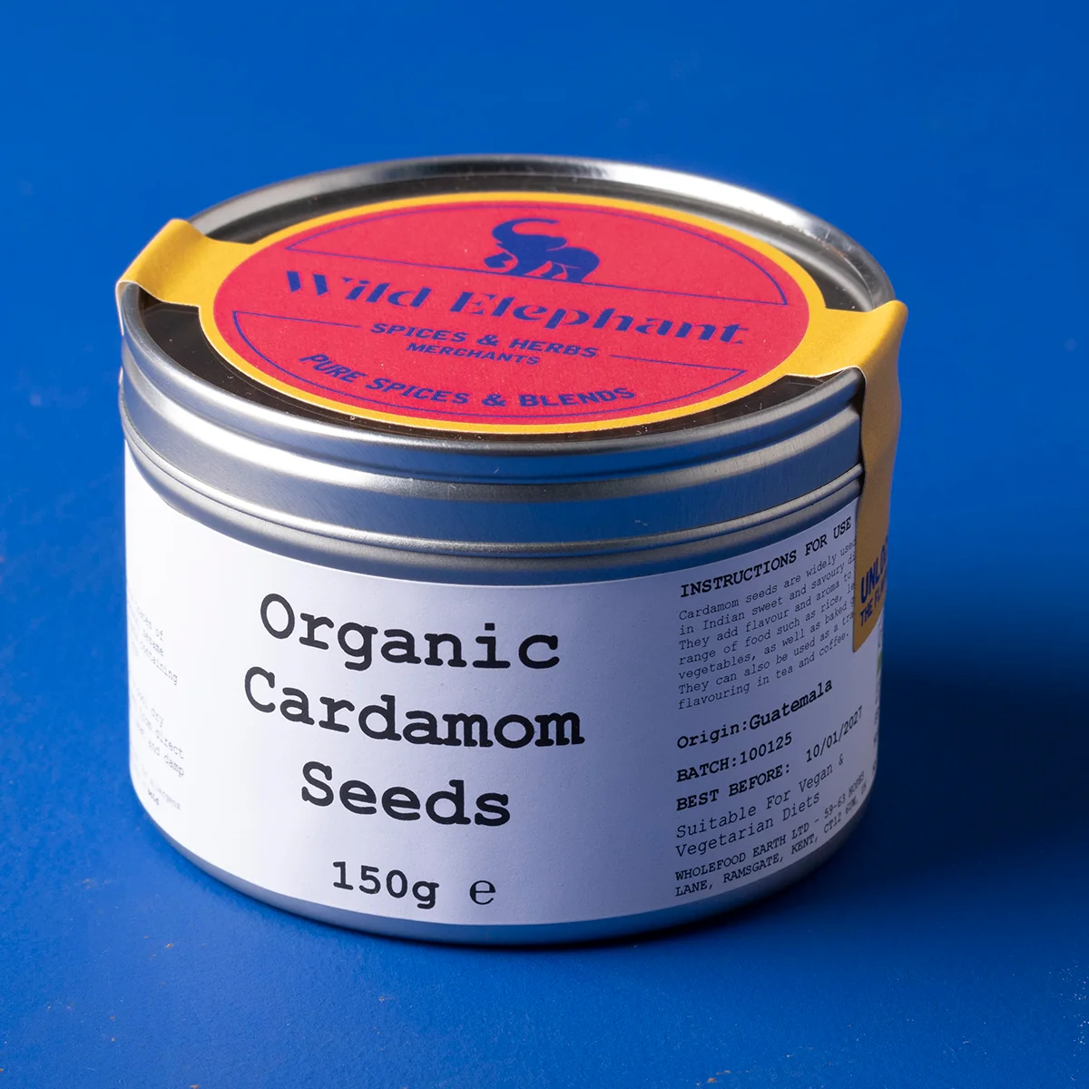 Organic Cardamom Seeds - Wild Elephant - 150g - Image 5