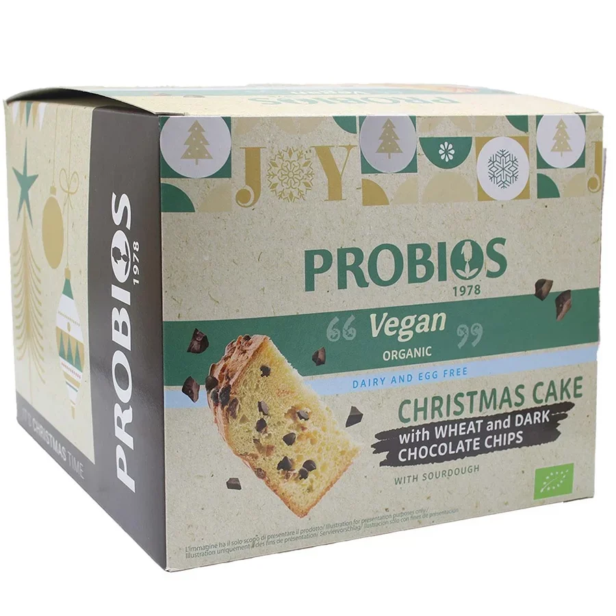 Organic Chocolate Panettone with Dark Choc Chips - Probios - 500g - Image 2