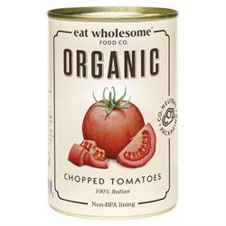 Organic Chopped Tomatoes - Eat Wholesome - 400g - Image 2