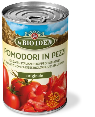 Organic Chopped Tomatoes - 400g - La Bio Idea