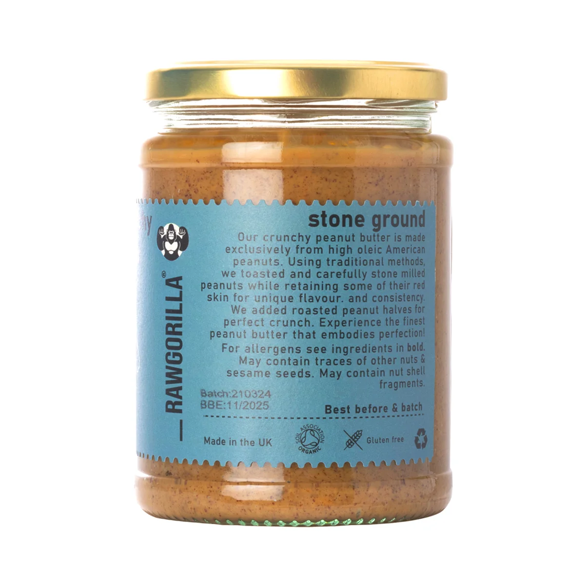 Organic Crunchy Peanut Butter - RAWGORILLA - Image 2