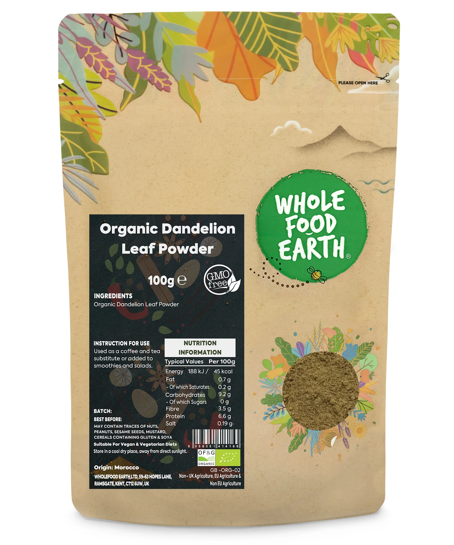 Organic Dandelion Leaf Powder - Image 4