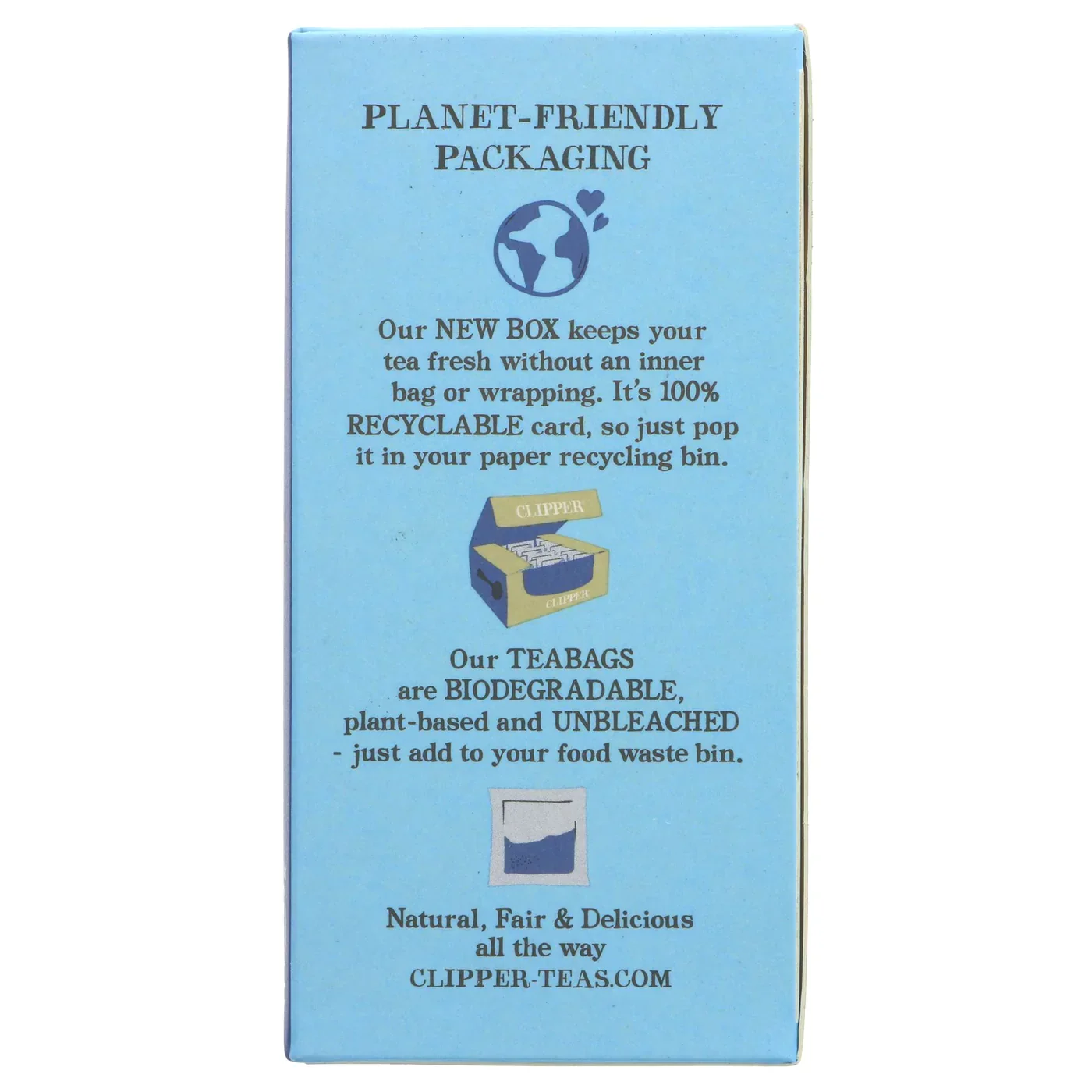 Organic Fairtrade Earl Grey Tea - Clipper - 80 bags - Image 3