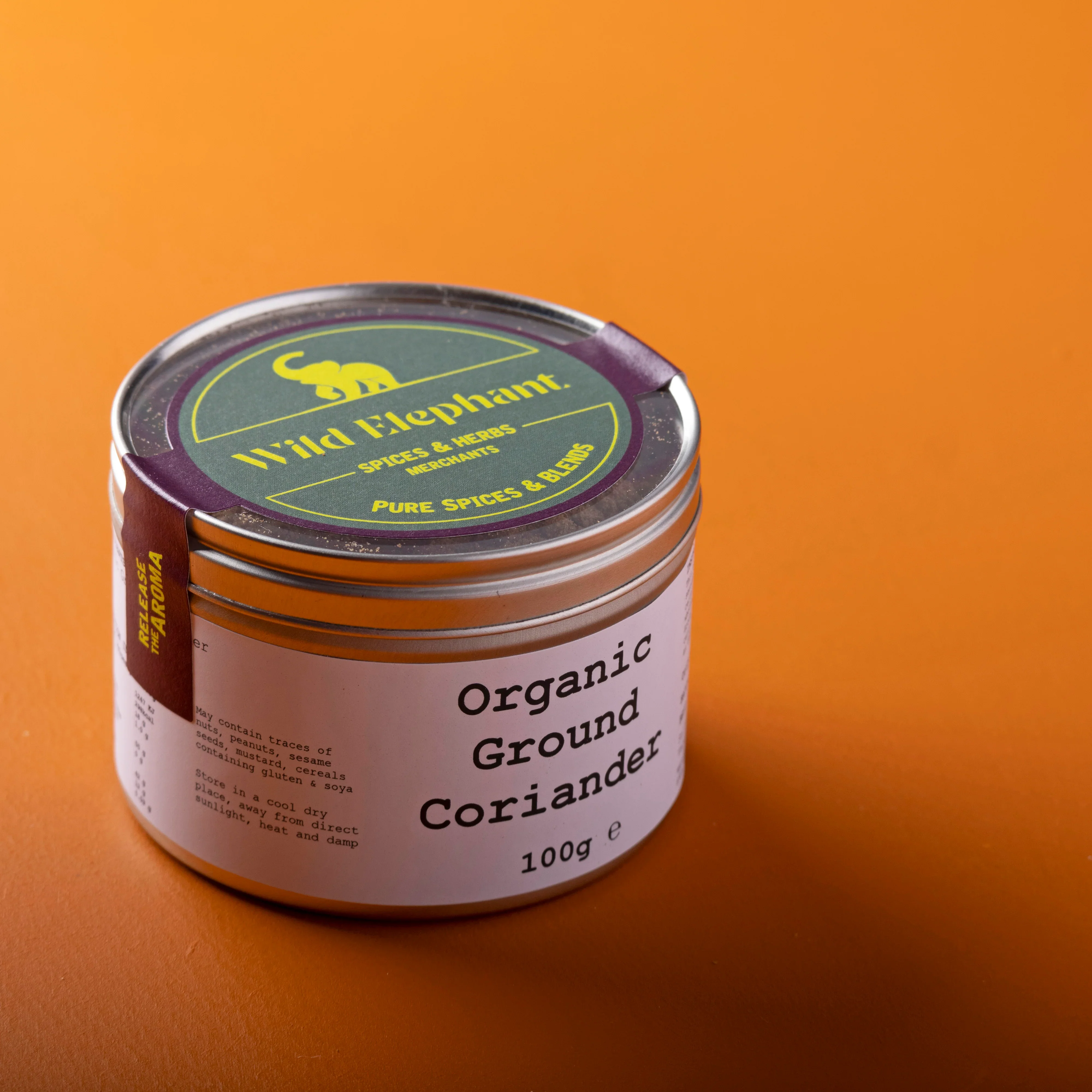 Organic Ground Coriander - Wild Elephant - 100g - Image 5