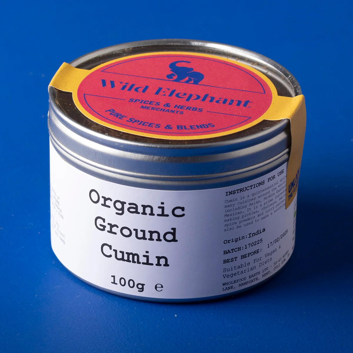 Organic Ground Cumin - Wild Elephant - 100g - Image 5