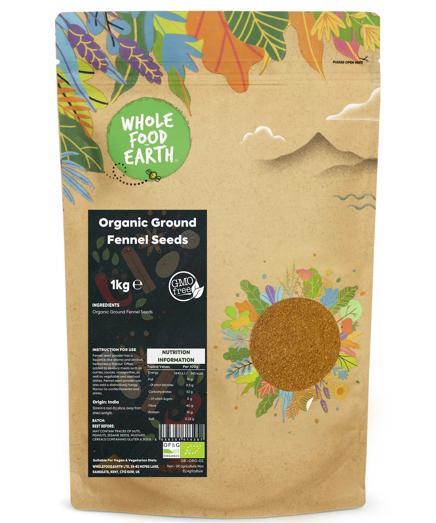 Organic Ground Fennel Seeds - Image 7