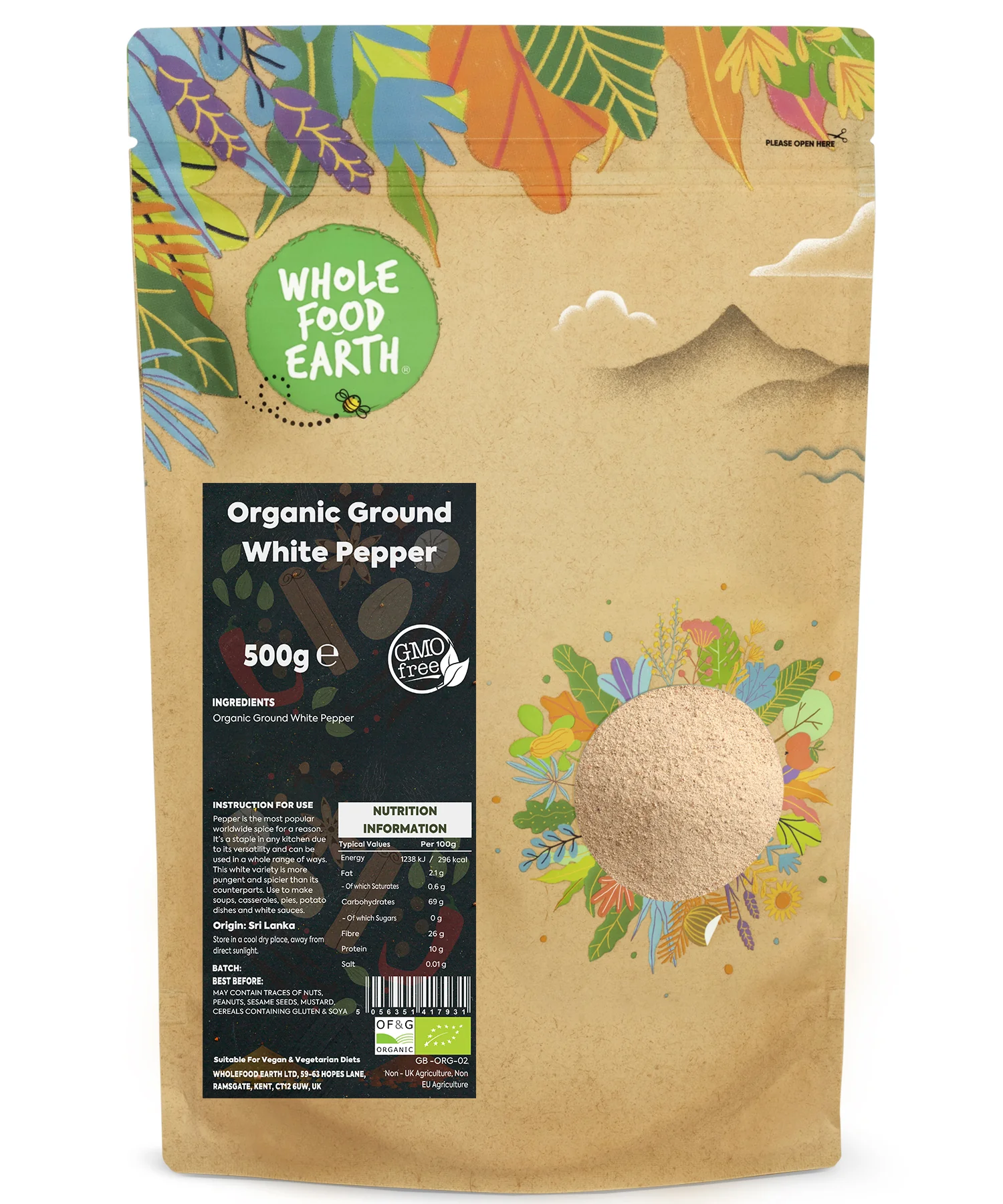 Organic Ground White Pepper - Image 6