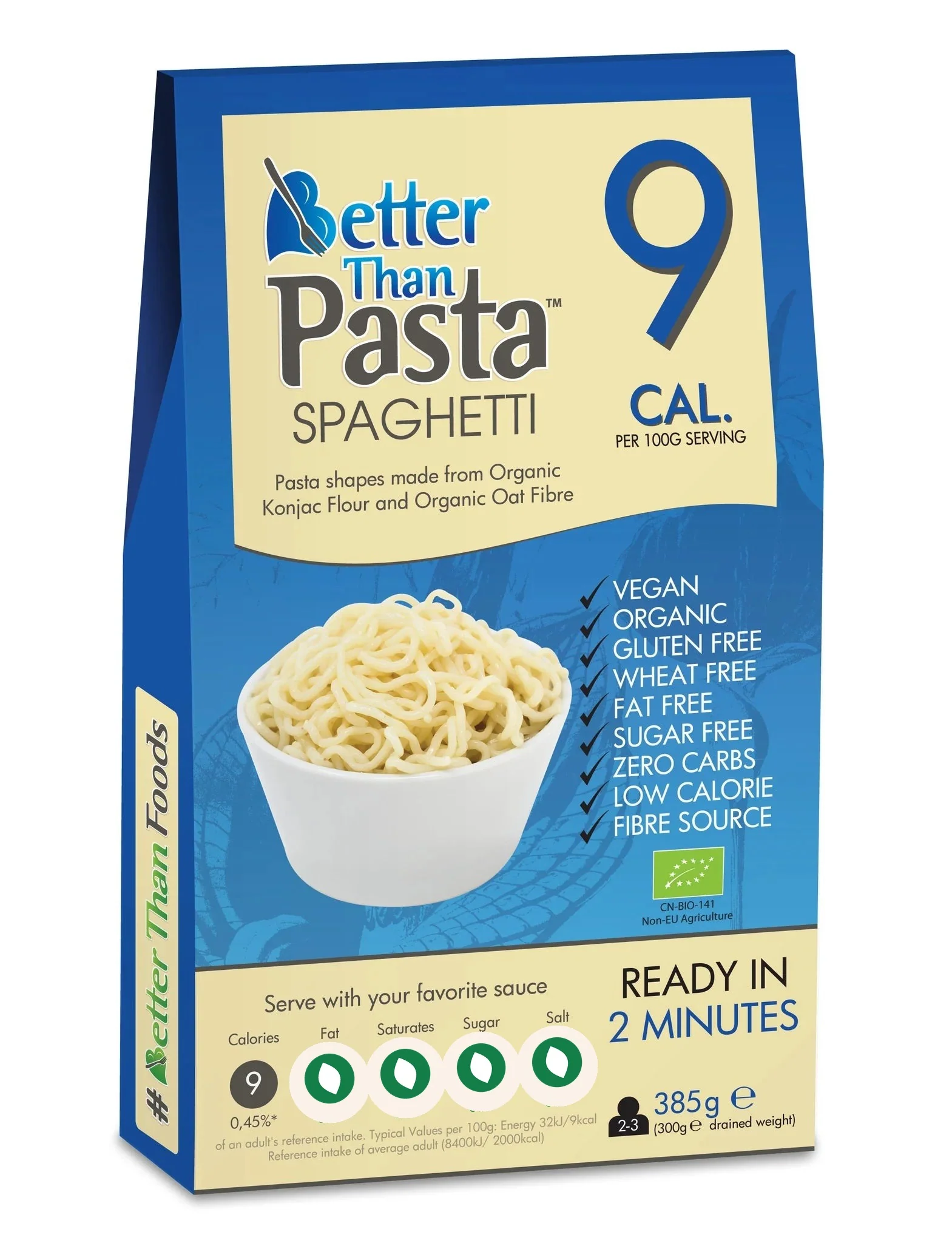 Organic Konjac Pasta Spaghetti - Better Than - 385g