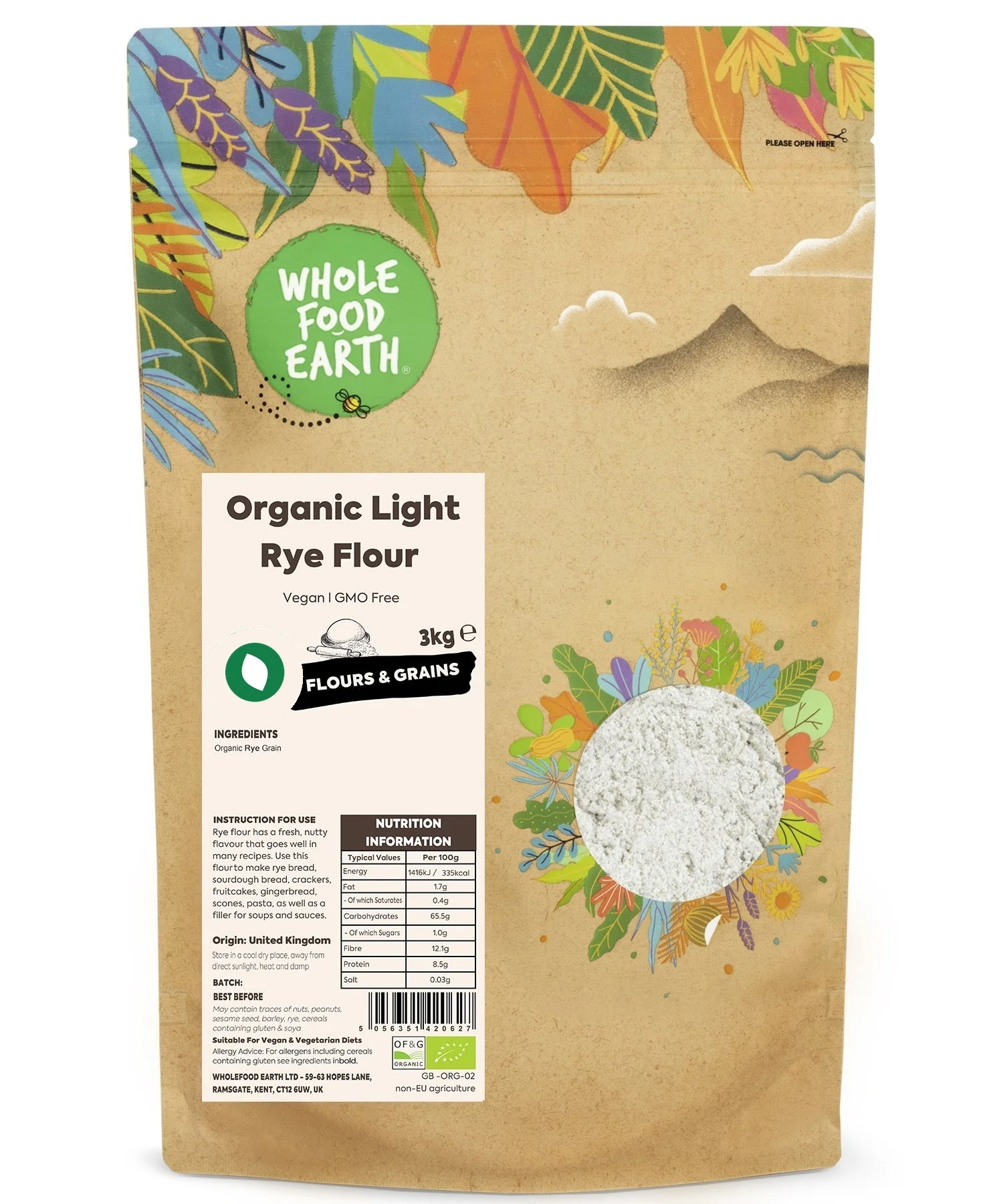 Organic Light Rye Flour - Image 4