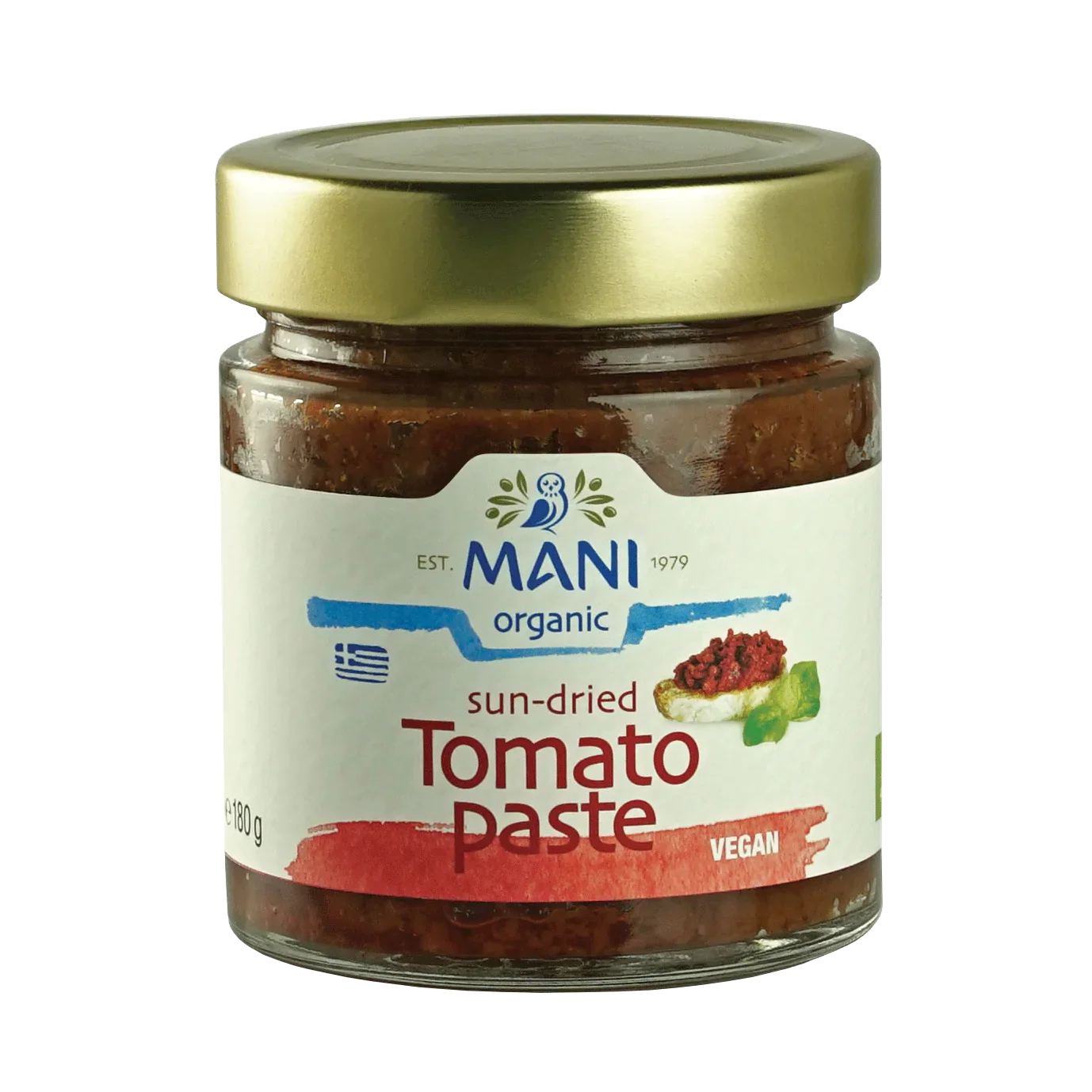 Organic Mani Sundried Tomato Paste - 180g - Mani