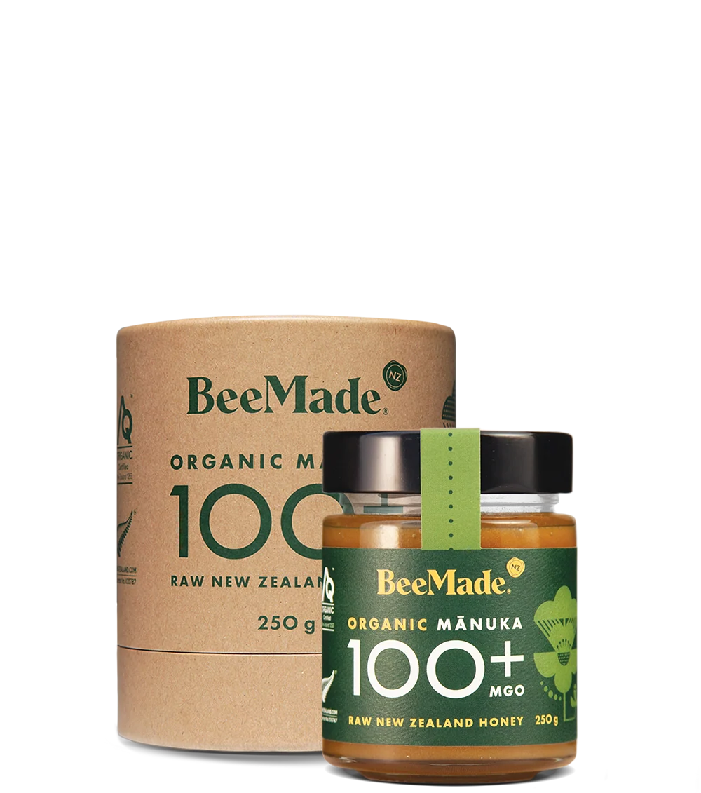 Organic New Zealand Manuka Honey MGO 100+ - BeeMade - 250g - Image 2
