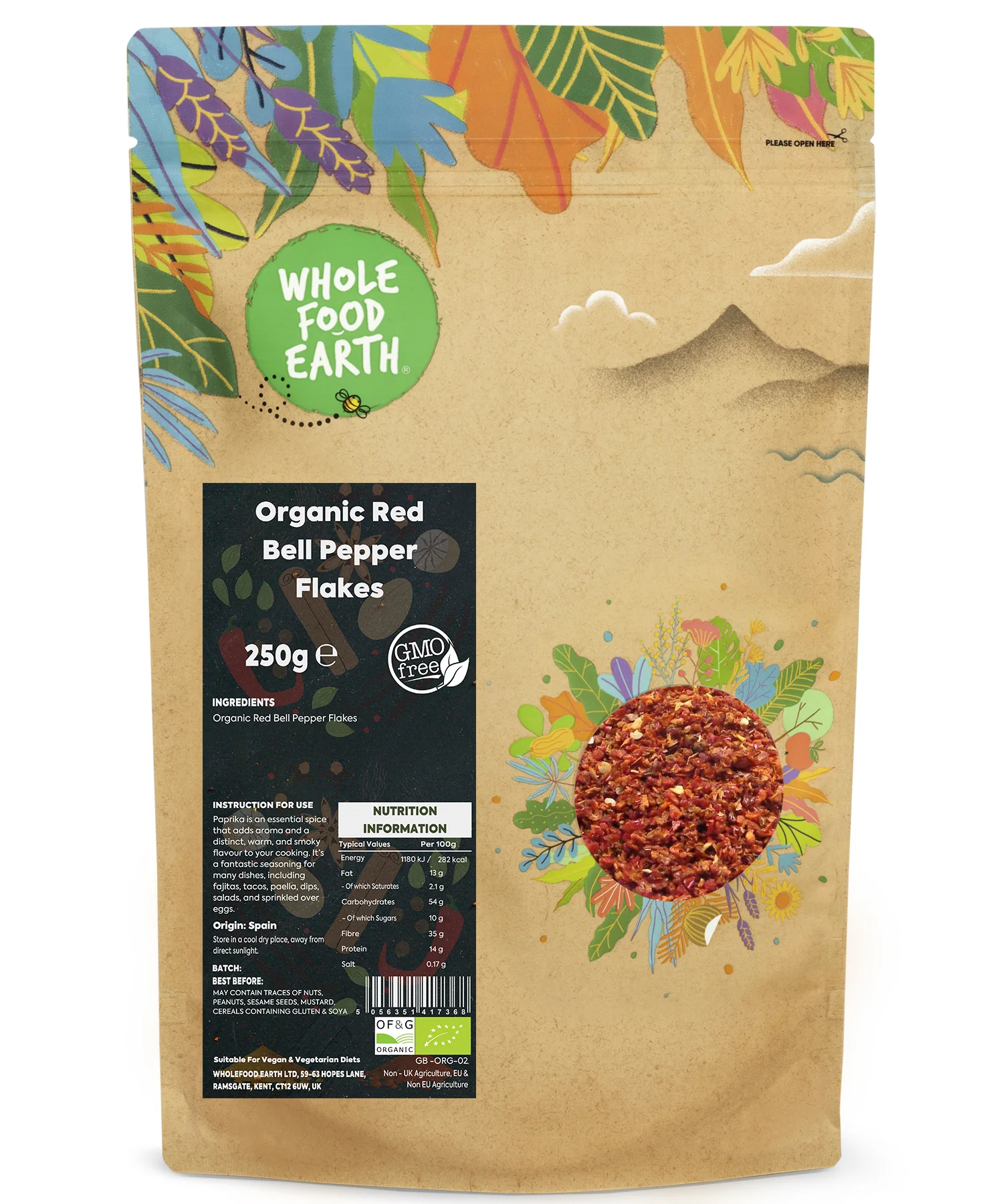 Organic Paprika (Red Bell Pepper) Flakes - Image 5