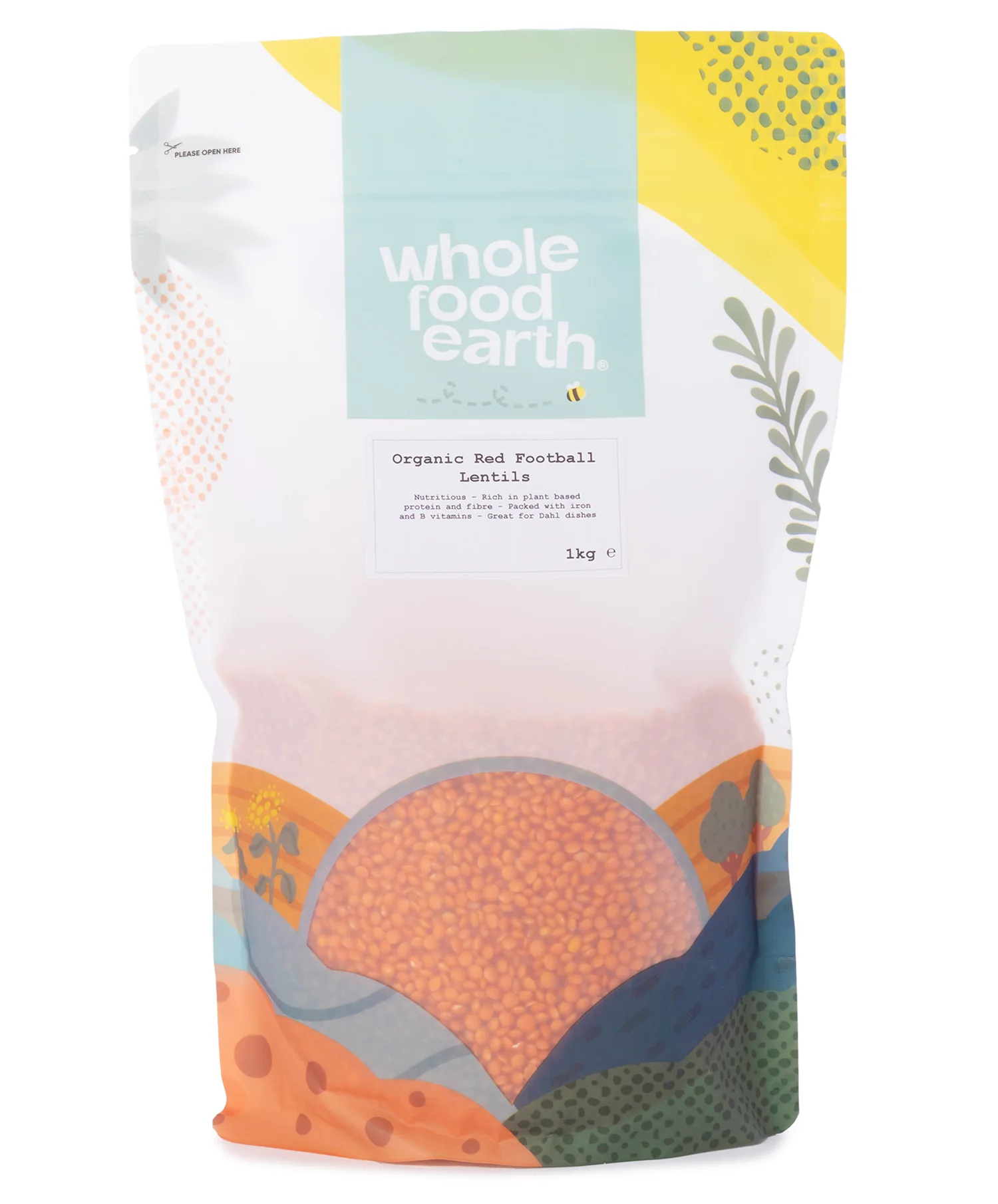 Organic Red Football Lentils - Image 5