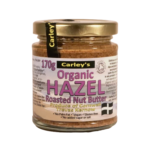 Organic Roasted Hazel Nut Butter - Carley's - 170g