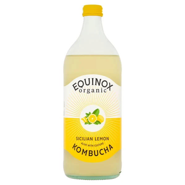 Organic Sicilian Lemon Kombucha - Equinox - 750ml
