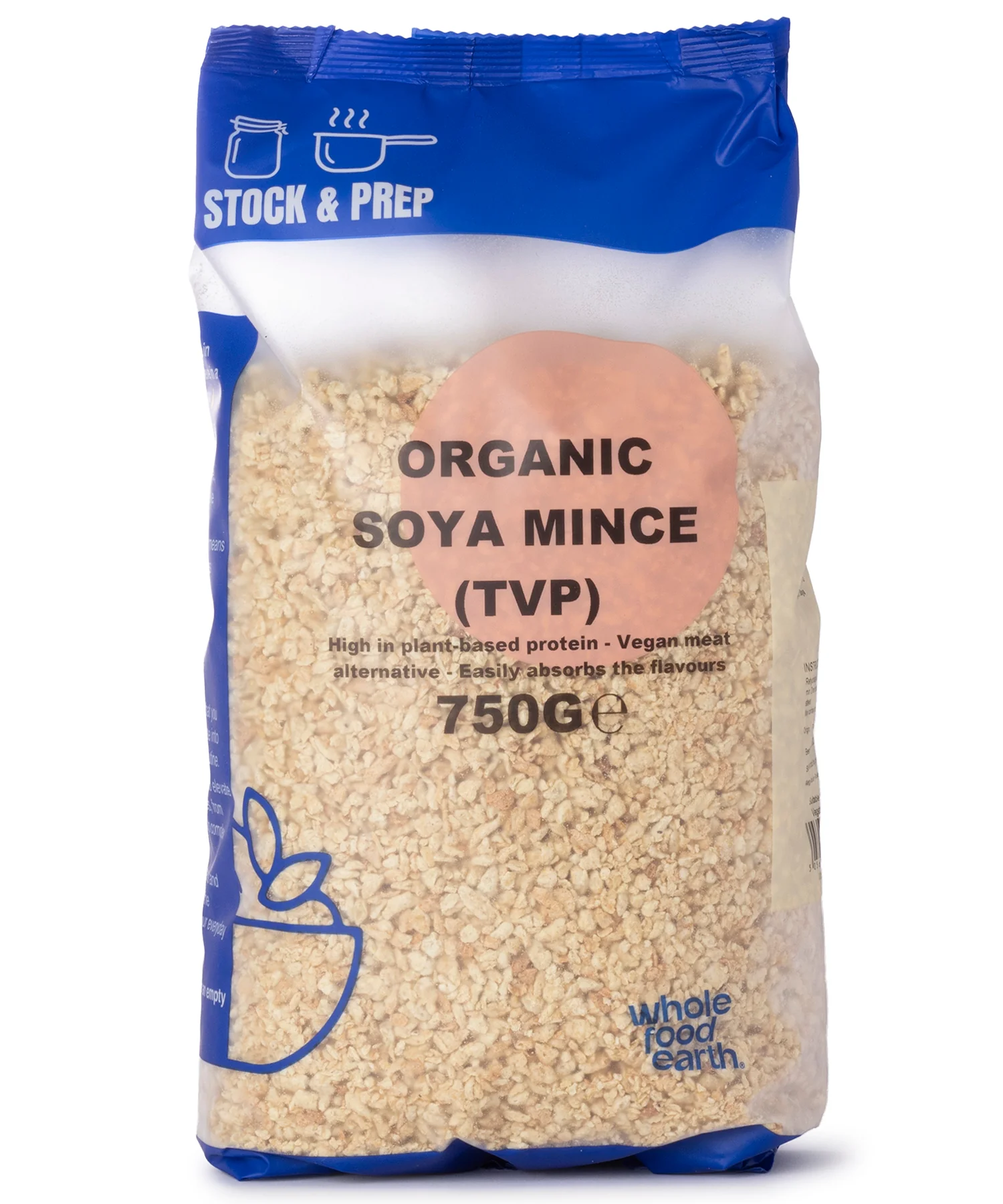 Organic Soya Mince (TVP) - Stock & Prep - 750g