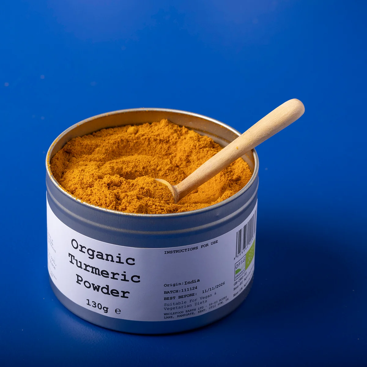 Organic Turmeric Powder - Wild Elephant - 130g - Image 3