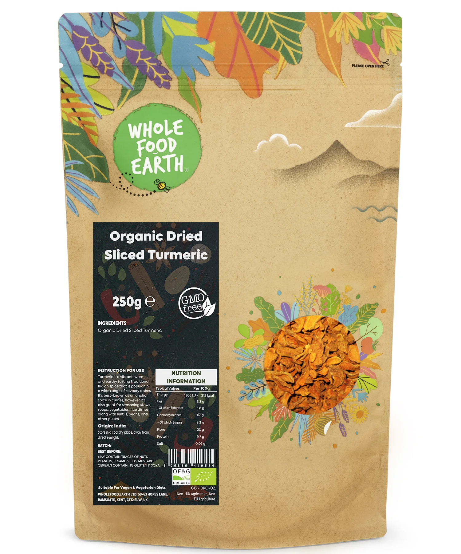 Organic Turmeric Sliced & Dried - Image 5