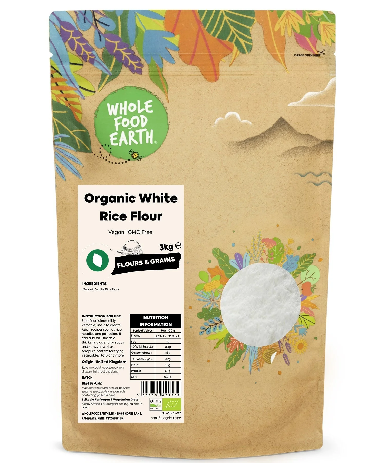 Organic White Rice Flour - Image 4