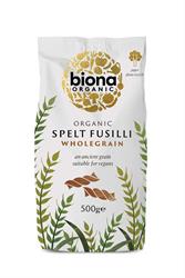 Organic Wholemeal Spelt Fusilli - 500g - Biona - Image 2