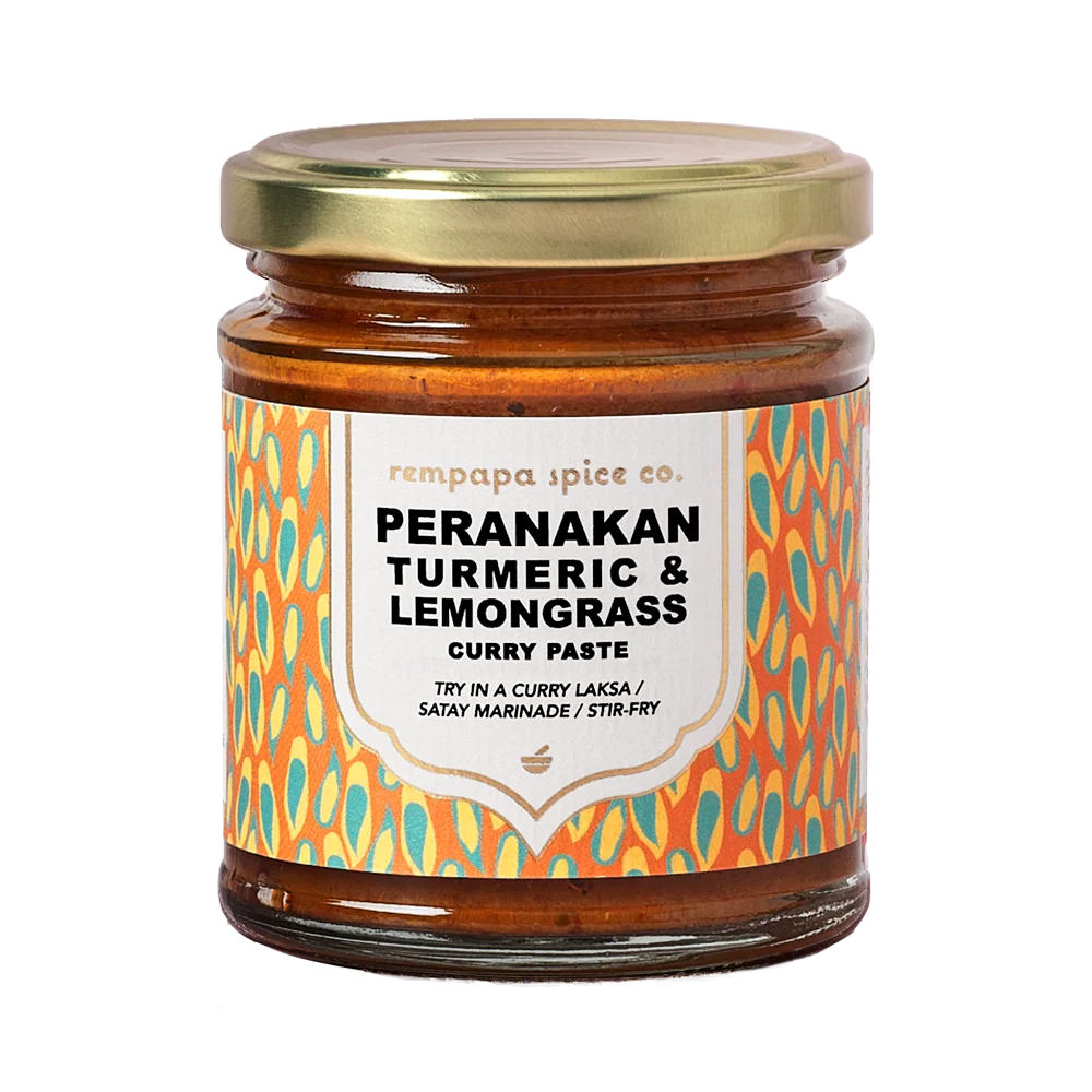 Peranakan Turmeric & Lemongrass Curry Paste - Rempapa - 180g
