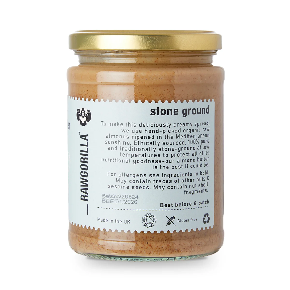 Raw Organic Almond Butter - RAWGORILLA - Image 2