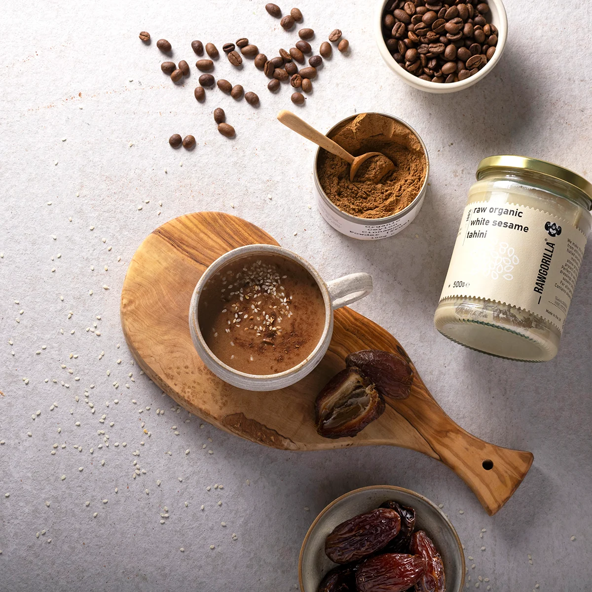 Raw Organic White Sesame Tahini - RAWGORILLA - Image 4