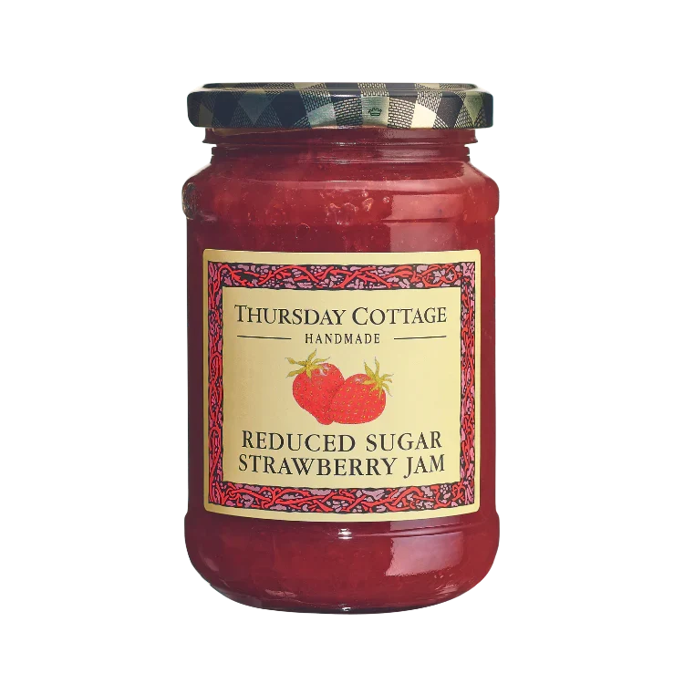 Reduced Sugar Strawberry Jam - Thursday Cottage - 315g