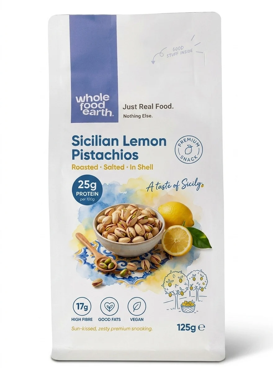 Sicilian Lemon Roasted & Salted Pistachios - Image 5