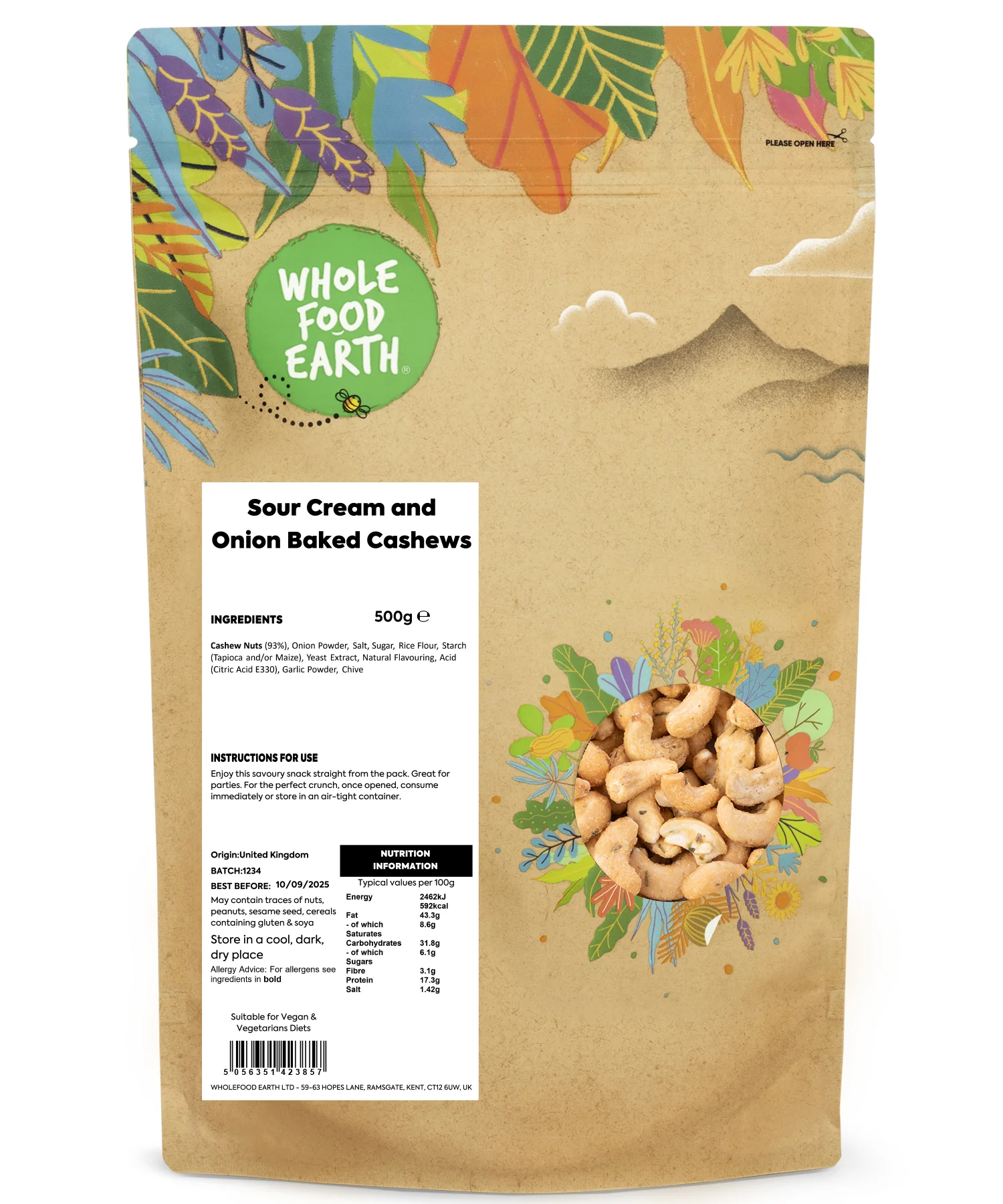 Sour Cream and Onion Baked Cashews - Image 5