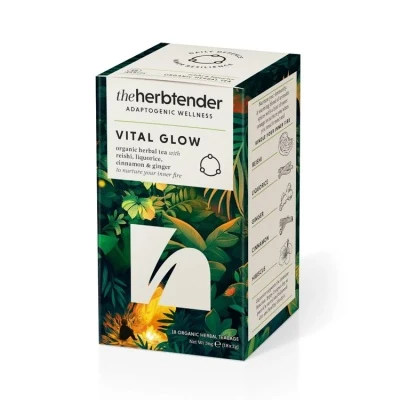 Organic Herbal Tea Vital Glow - The Herbtender - 18 Bags