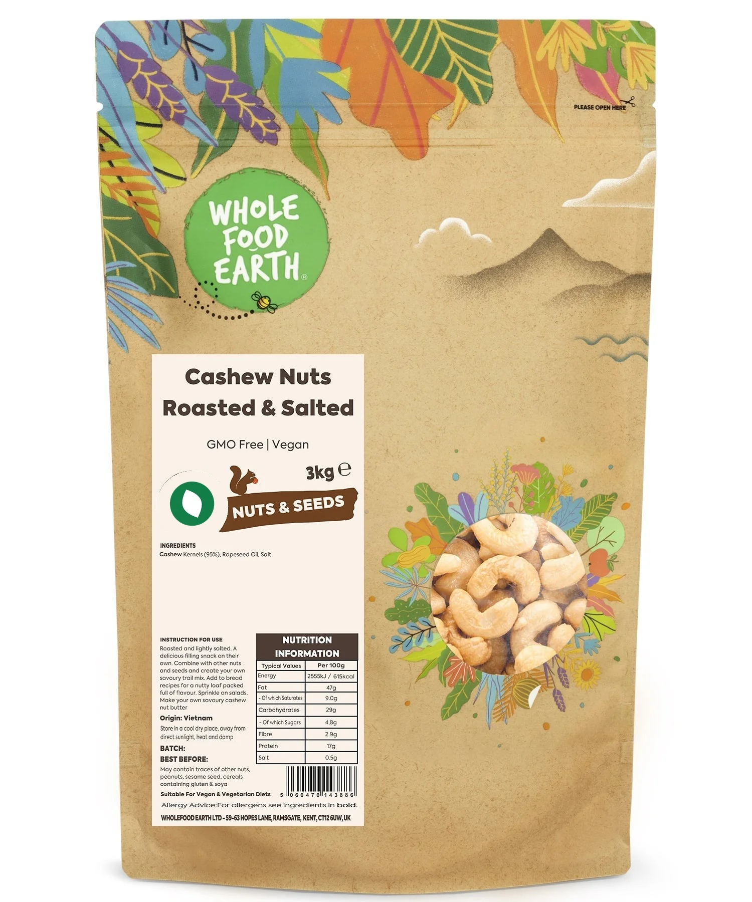 Cashew Nuts, Roasted & Salted - Image 9