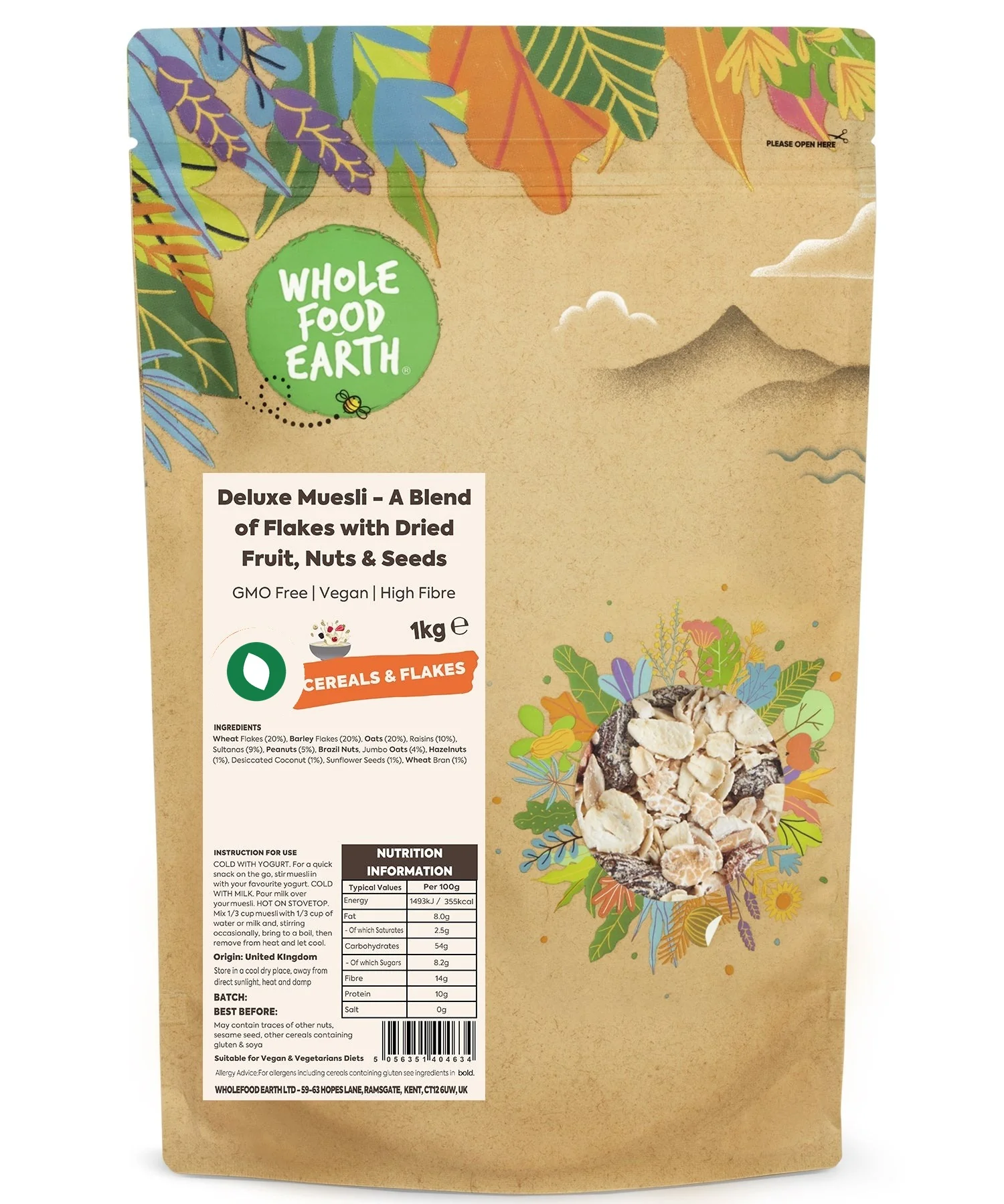 Deluxe Muesli - A Blend of Flakes with Dried Fruit, Nuts & Seeds - Image 6