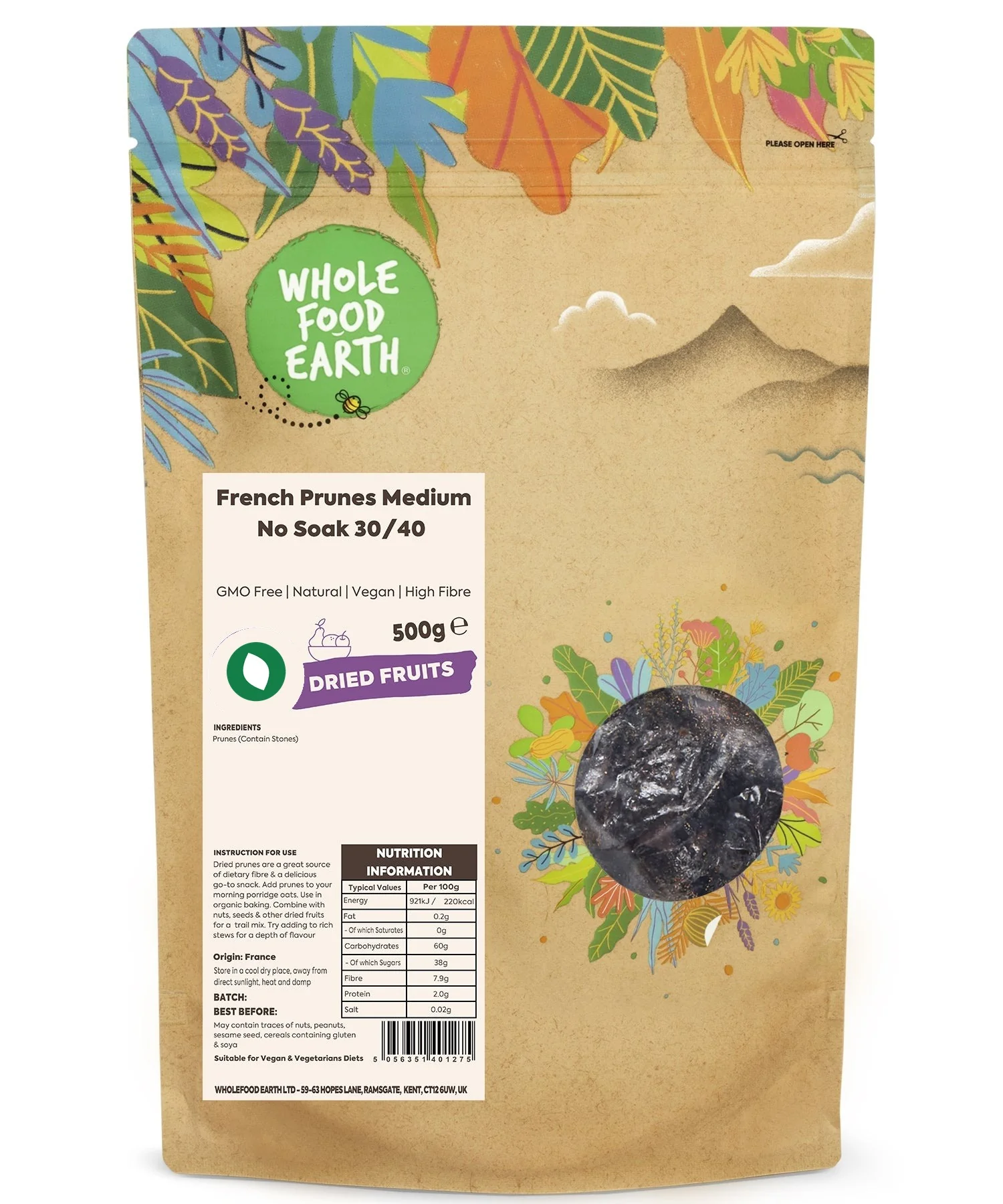 French Prunes Medium No Soak 30/40 - Image 6