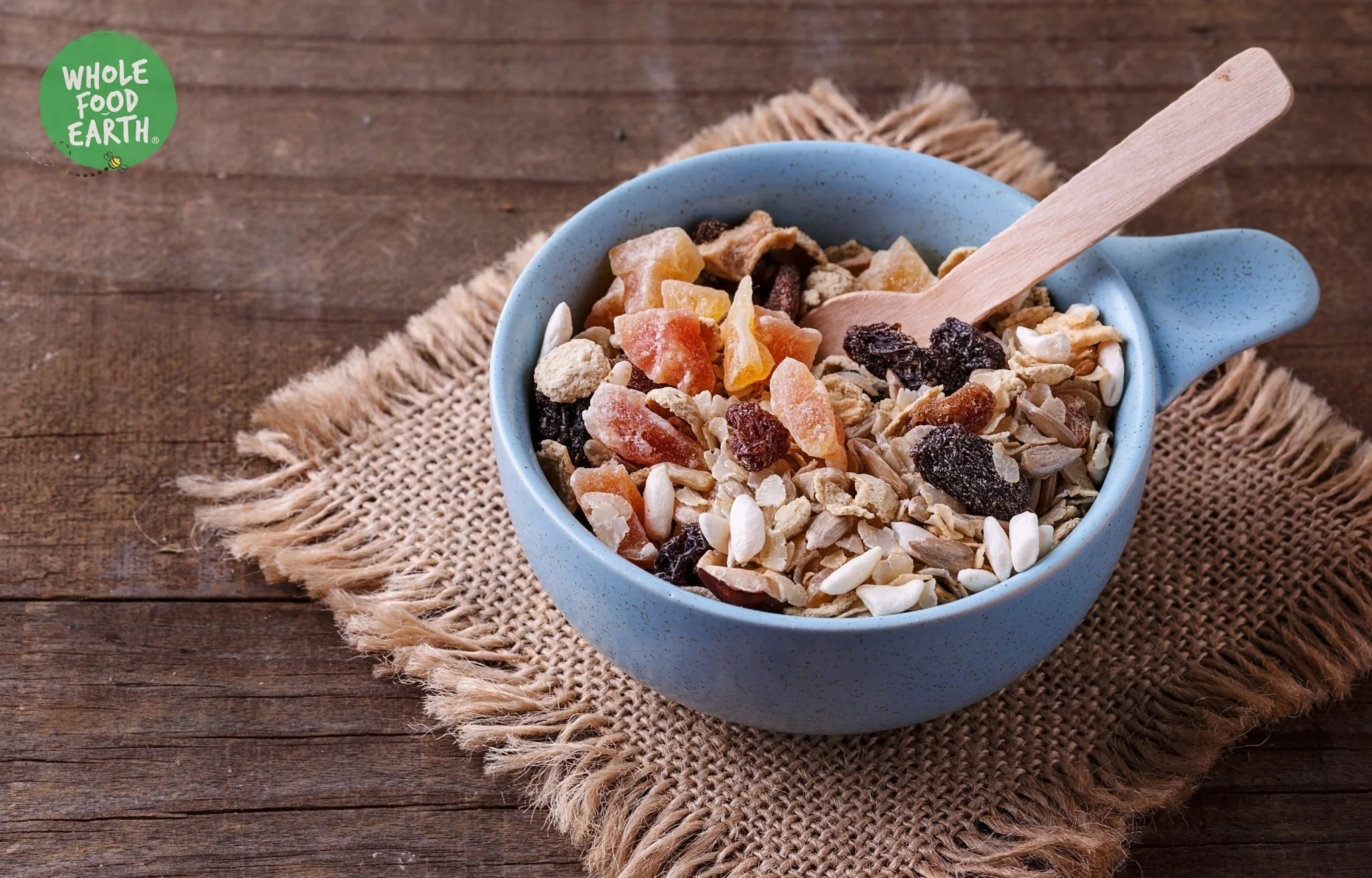 Organic Gluten Free Muesli - A Blend of Flakes with Dried Fruit & Nuts - Image 3