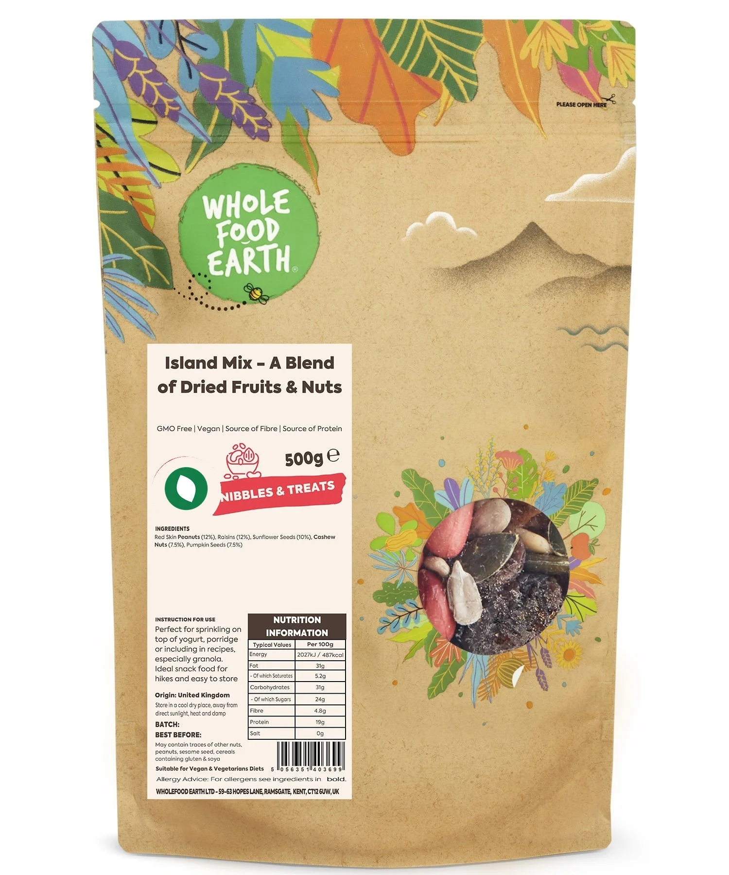 Island Mix (Fruits & Nuts) | GMO Free | Vegan | Dairy Free | No Added Sugar - Image 4