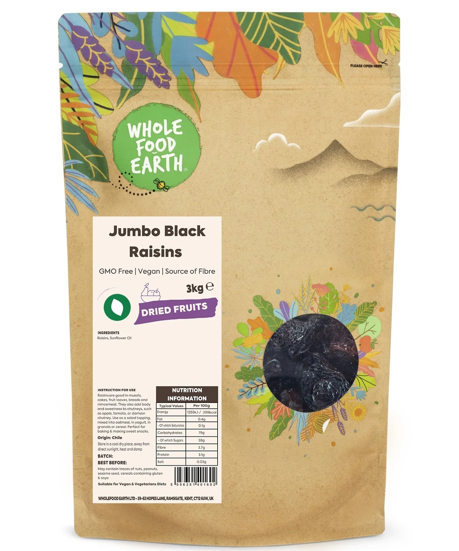 Jumbo Black Raisins - Image 8